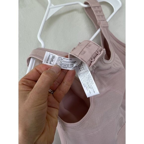 DELIMIRA Women's Front Closure Posture Wireless Back Support Full Bra Pink 38DD - Picture 4 of 4